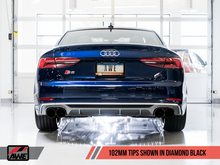 Load image into Gallery viewer, AWE Tuning Audi B9 S5 Coupe 3.0T Track Edition Exhaust - Diamond Black Tips (102mm)
