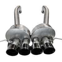 Corsa 2014-2019 Chevrolet Corvette C7 Z06 6.2L 2.75in Xtreme Axle-Back w/ Dual NPP & Quad Black Tips