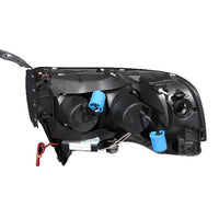ANZO 1994-2001 Dodge Ram Projector Headlights w/ Halo Chrome