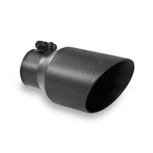 Load image into Gallery viewer, MBRP Universal 4in OD Dual Wall Angled 2.5in Inlet 8in Length Exhaust Tip - Black