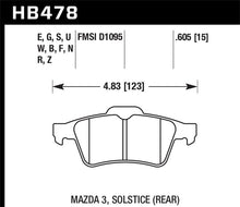 Load image into Gallery viewer, Hawk 13-14 Ford Focus ST / Mazda/ Volvo HP+ Street Rear Brake Pads