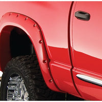 Bushwacker 02-08 Dodge Ram 1500 Fleetside Pocket Style Flares 4pc 75.9/76.3/97.9in Bed - Black