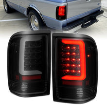 Load image into Gallery viewer, ANZO 1993-1997 Ford  Ranger LED Tail Lights w/ Light Bar Black Housing Smoked Lens