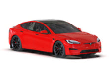 Load image into Gallery viewer, Rally Armor 21-26 Tesla Model S / S Plaid Black UR Mud Flap w/Red Logo