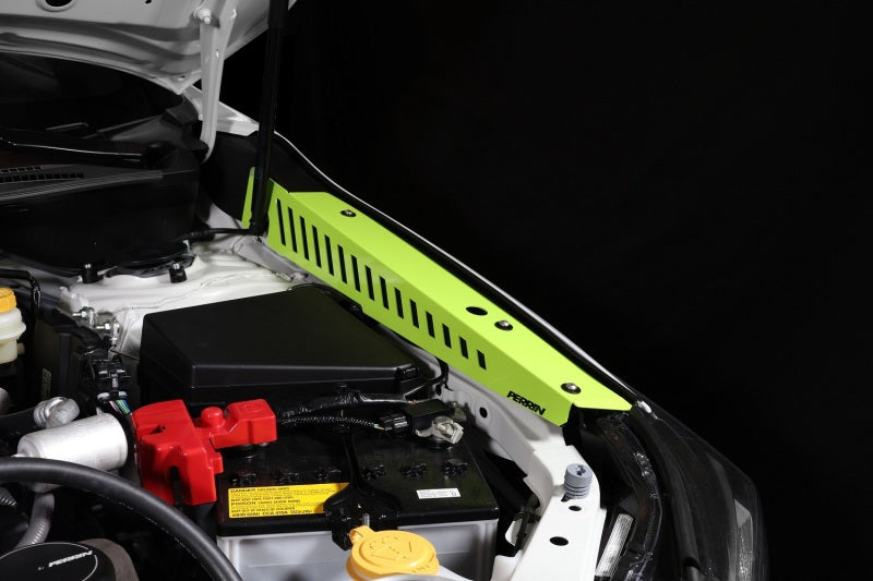 PERRIN 22-25 Subaru WRX Fender Shroud Set - Neon Yellow