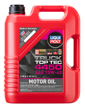 Load image into Gallery viewer, LIQUI MOLY 5L Top Tec Truck 4450 Motor Oil SAE 15W40
