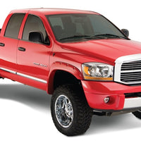 Bushwacker 02-08 Dodge Ram 1500 Fleetside Pocket Style Flares 4pc 75.9/76.3/97.9in Bed - Black