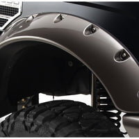 Bushwacker 08-10 Ford F-250 Super Duty Cutout Style Flares 2pc - Black