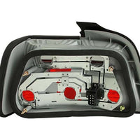 ANZO 1992-1998 BMW 3 Series E36 Sedan Taillights Red/Smoke