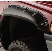 Bushwacker 02-08 Dodge Ram 1500 Fleetside Pocket Style Flares 4pc 75.9/76.3/97.9in Bed - Black
