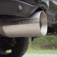 Corsa 2019 Ram 1500 5.7L Crew Cab w/ 57in or 76in Bed Cat-Back Dual Rr Exit 5in Satin Polished Tips