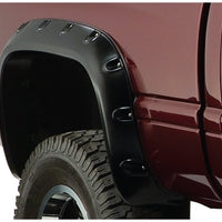 Bushwacker 02-08 Dodge Ram 1500 Fleetside Pocket Style Flares 4pc 75.9/76.3/97.9in Bed - Black