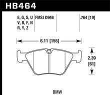 Load image into Gallery viewer, Hawk 2001-2006 BMW 330Ci HPS 5.0 Front Brake Pads