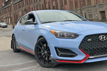 Load image into Gallery viewer, Rally Armor 19-22 Hyundai Veloster N Black UR Mud Flap w/ Red Logo