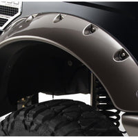 Bushwacker 08-10 Ford F-250 Super Duty Cutout Style Flares 2pc - Black