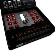 Load image into Gallery viewer, Mishimoto Aluminum Locking Lug Nuts M12x1.5 20pc Set Red