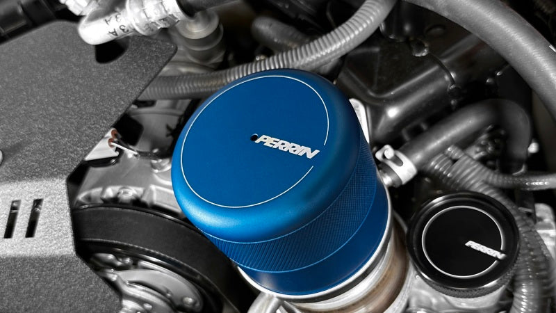 PERRIN 15-25 Subaru WRX & 13-26 BRZ/FR-S/86/GR86 Oil Filter Cover - Blue