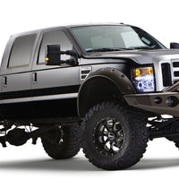 Bushwacker 08-10 Ford F-250 Super Duty Cutout Style Flares 2pc - Black