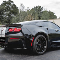 Corsa 2014-2019 Chevrolet Corvette C7 Z06 6.2L 2.75in Xtreme Axle-Back w/ Dual NPP & Quad Black Tips