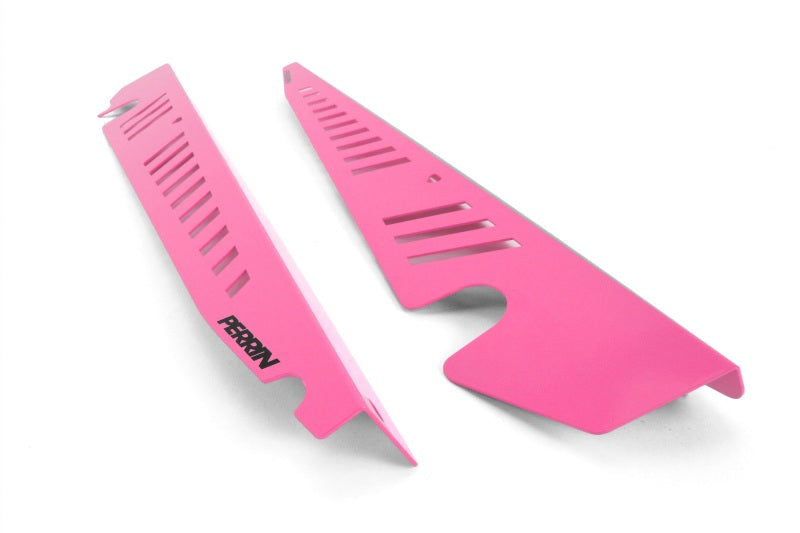PERRIN 15-21 Subaru WRX/STI Fender Shroud Set - Hyper Pink