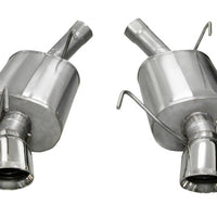 Corsa 05-10 Ford Mustang Shelby GT500 5.4L V8 Polished Sport Axle-Back Exhaust
