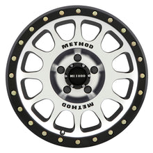 Load image into Gallery viewer, Method MR305 NV 17x8.5 0mm Offset 5x5 94mm CB Machined/Black Street Loc Wheel