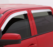 Load image into Gallery viewer, AVS 04-12 Chevy Colorado Crew Cab Ventvisor Front &amp; Rear Window Deflectors 4pc - Chrome