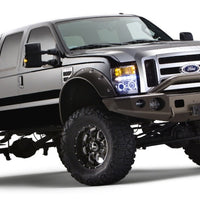 Bushwacker 08-10 Ford F-250 Super Duty Cutout Style Flares 2pc - Black