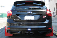 Load image into Gallery viewer, Rally Armor 12-19 Ford Focus ST / 16-19 RS Black UR Mud Flap w/ Nitrous Blue Logo