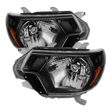Load image into Gallery viewer, Xtune Toyota Tacoma 2012-2015 OEM Style Headlights Black HD-JH-TTA12-AM-BK