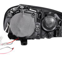 ANZO 2006-2009 Volkswagen Rabbit Projector Headlights w/ Halo Black (CCFL)