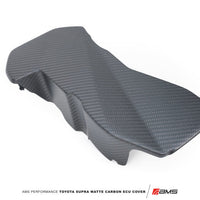 AMS Performance 2020+ Toyota GR Supra Carbon Fiber ECU Cover - Matte Carbon