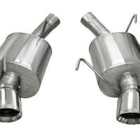 Corsa 05-10 Ford Mustang Shelby GT500 5.4L V8 Polished Sport Axle-Back Exhaust