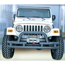 Load image into Gallery viewer, Rugged Ridge 3-In Dbl Tube Front Winch Bumper w/Hoop 76-06 Models