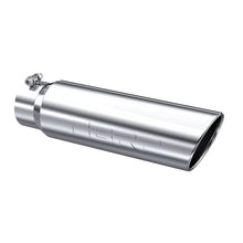 Load image into Gallery viewer, MBRP Universal 5in OD Angled Rolled End 4in Inlet 18in Length T304 Exhaust Tip