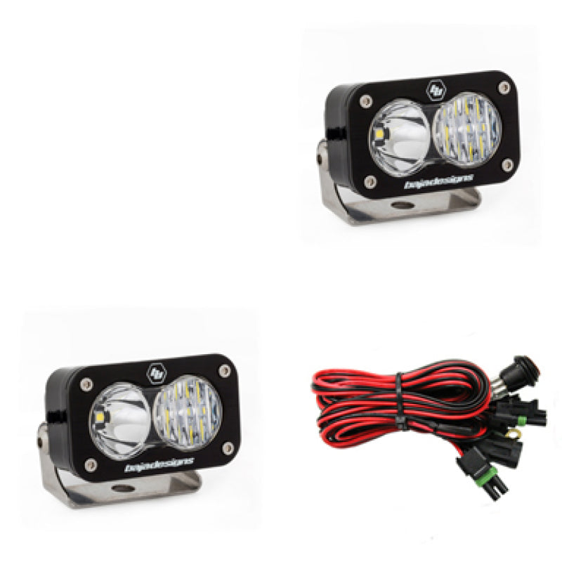 Baja Designs S2 Pro Series LED Light Pods Driving Combo Pattern - Pair