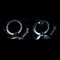 ANZO 2000-2004 Infiniti I30 Projector Headlights w/ Halo Chrome