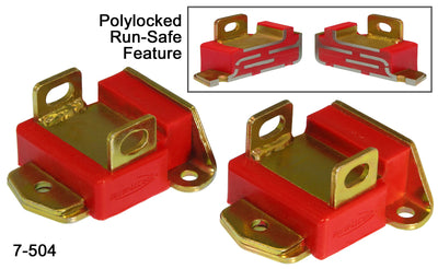 Prothane GM Motor Mounts - Type A Short - Red