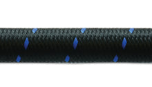 Load image into Gallery viewer, Vibrant -10 AN Two-Tone Black/Blue Nylon Braided Flex Hose (5 foot roll)