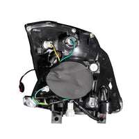 ANZO 2003-2005 Nissan 350Z Crystal Headlights Black