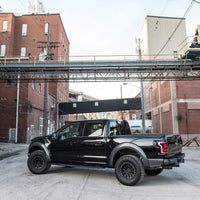 Corsa 2017 Ford F-150 Raptor 3.5L Sport Cat-Back Dual Rear Exit w/ 5in Matte Black Tip