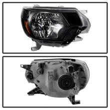 Load image into Gallery viewer, Xtune Toyota Tacoma 2012-2015 OEM Style Headlights Black HD-JH-TTA12-AM-BK