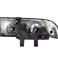 ANZO 1998-2005 Chevrolet S-10 Crystal Headlights Black