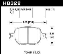 Load image into Gallery viewer, Hawk 01-05 Celica GT/GT-S/05-08 tC HPS Street Front Brake Pads