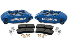 Load image into Gallery viewer, Wilwood DPHA Front Caliper &amp; Pad Kit Blue Honda / Acura w/ 262mm OE Rotor