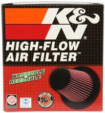 Load image into Gallery viewer, K&amp;N Filter Universal Rubber Filter 5 inch Flange 6 1/2 inch Base 4 3/8 inch Top 7 inch Height