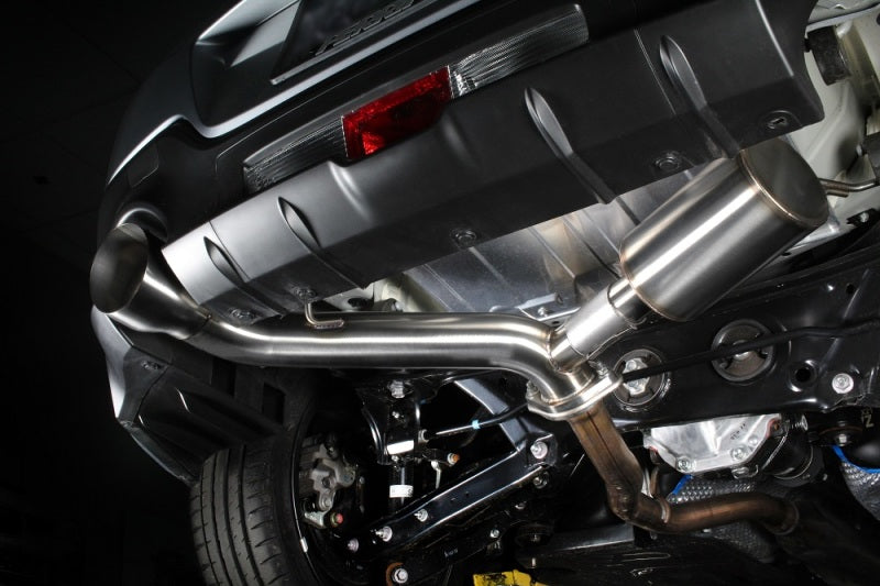 PERRIN 22-26 Subaru BRZ / Toyota GR86 Axle Back Exhaust SS (Single Side Exit w/Helmholtz Chamber)