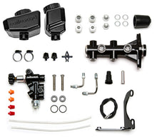 Load image into Gallery viewer, Wilwood Remote Tandem M/C Kit w/Brkt and Valve - 1.12in Bore Black