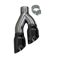 Corsa Universal Stainless Steel Exhaust Single Side Exit w/ 4in Black PVD Pro-Series Tip