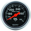 Autometer Sport-Comp 52.4mm 140-280 Deg F Mech Oil Temp Gauge
